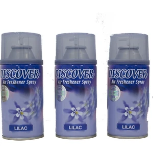 Dıscover Lilac Oda Kokusu 320 ml x 3 Adet Makinaya Uyumlu Sprey