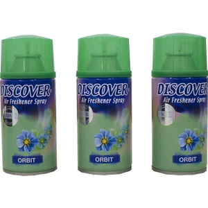 Dıscover Orbit Oda Kokusu 320 ml x 3 Adet Makinaya Uyumlu Sprey