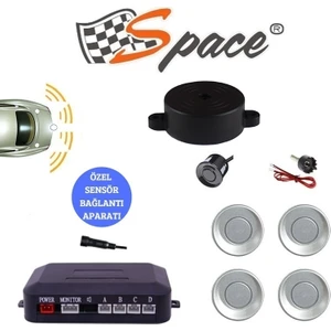 Ses İkazlı Park Sensörü 22 mm Gri / GUPR10-G