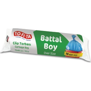 To-Fi-Ta Battal Boy Çöp Torbası 10'lu 75 x 90 cm