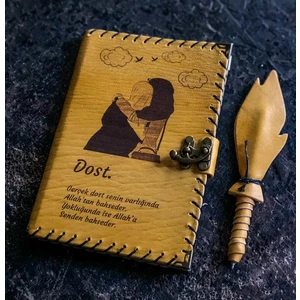 Dosta Hediye Deri Defter