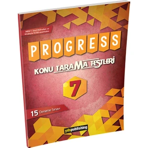Ydspublishing Yayınları Progress Konu Tarama Testleri 7