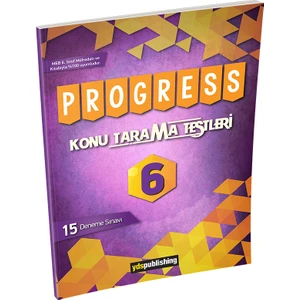 Ydspublishing Yayınları Progress Konu Tarama Testleri 6