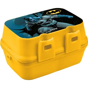 Tuffex Batman Desenli Lunch Box Beslenme Kabı Sarı
