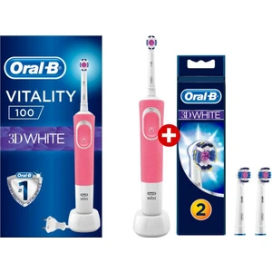 Vıtalıty 100 3D White Şarjlı Diş Fırçası + 2 'li Yedek Başlık