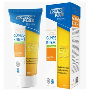 Softto Plus Güneş Kremi Spf 50+ (Uva+Uvb)  ve Suya Dayanıklı Yeni Formül