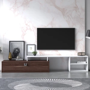 Ruum Store Optımo Tv Ünitesi Victoria Ceviz Beyaz