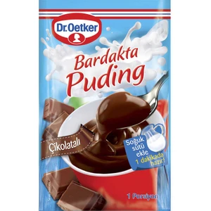 Dr Oetker Bardakta Puding Çikolatalı 10 gr