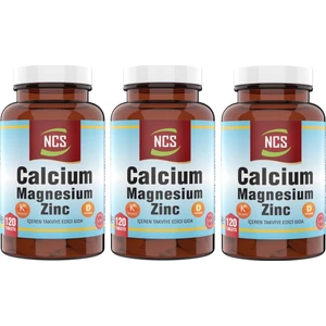 ® Calcium Magnesium Çinko D&k  3 x 120 Tablet Kalsiyum Magnezyum Çinko