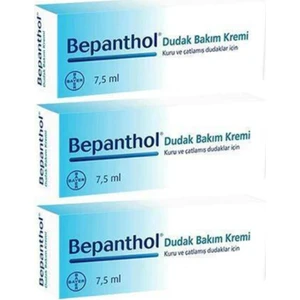 Dudak Bakım Kremi 7.5 ml 3 Lü Paket