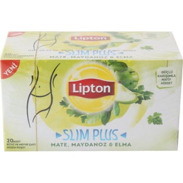Lipton Slim Plus Mate-Maydanoz-Elma 34 gr Fiyatı