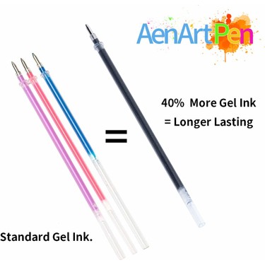 Aen Art® Drawing and Coloring Gel Pens (30 count)