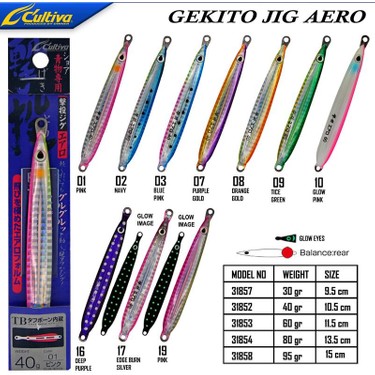 Owner Cultiva 31853 Gekito Jig Aero 60GR 7 Fiyatı