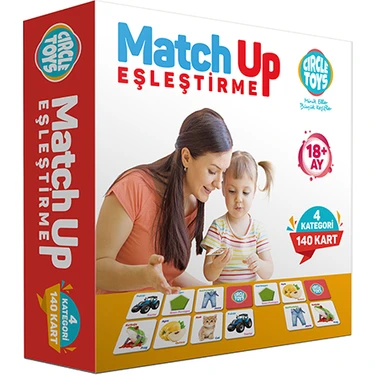 Circle Toys Match Up Eşleştirme Kartları - Büyük