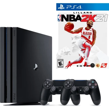 Sony PS4 Pro 1TB Konsol + 2. PS4 Kol +  PS4 Nba