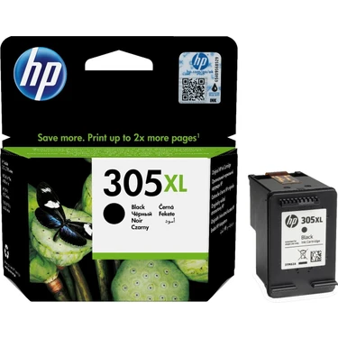 Hp 305XL Siyah Yüksek Kapasiteli Mürekkep Kartuşu