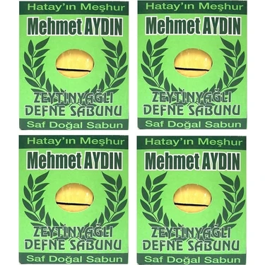 Mehmet Aydın Zeytinyağlı Defne Sabunu 950 gr x 4