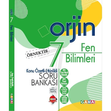 Gama Yayınları 7. Sınıf Fen Bilimleri Konu Özetli Soru