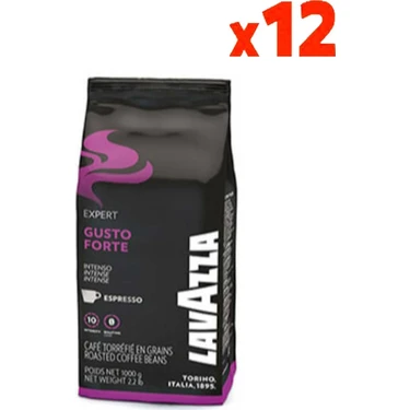 Lavazza Gusto Forte Çekirdek Kahve (12  x 1000