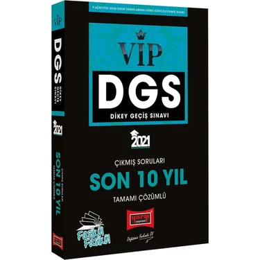 Yargı Yayınevi DGS VIP Sayısal Sözel Yetenek Son 10 Yıl Tamamı Çözümlü Fasikül Çıkmış