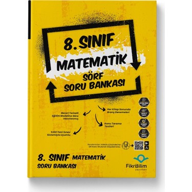 Fikribilim Yayinlari 8 Sinif Matematik Sorf Soru Bankasi Kitabi