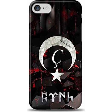 Kilif Madeni Apple Iphone 8 C Harfli Bayrak Tasarimli Fiyati