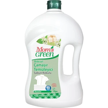 Mom's Green Bitkisel Çamaşır Deterjanı 40 Yıkama Sabun Kokulu Vegan