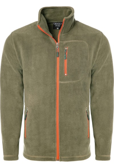 Genius Store Outdoor Erkek Polar Tactical Tam Fermuarlı 3 Cepli Tactical