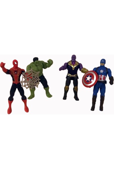 Kids Marvel Avengers Figür Set 4'lü