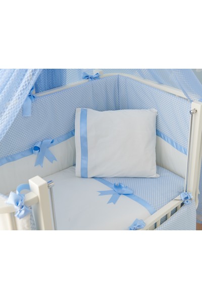 Meltem Smart Mood Mavi Pamuklu Bebek Uyku Seti - 50x90 cm