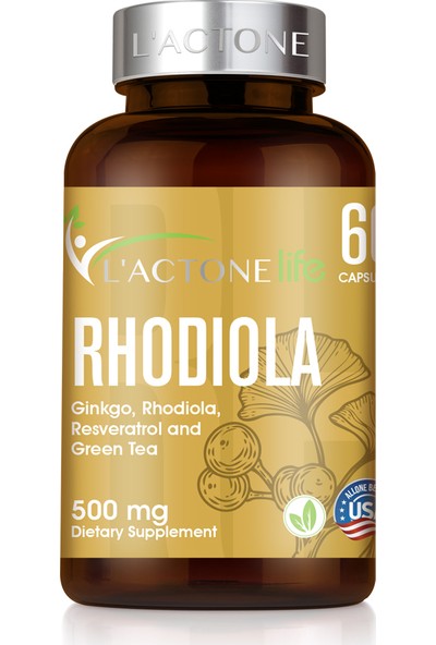 L'actone Rhodiola 500 mg / 60 Kapsül