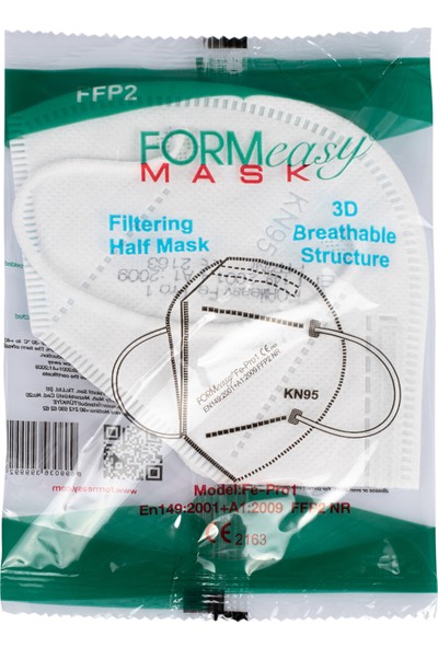 Formeasy Ffp2 Kn-95 Maske 50'li
