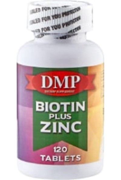 Dmp Biotin Plus Zinc 120 Tablets + Hap Kutusu
