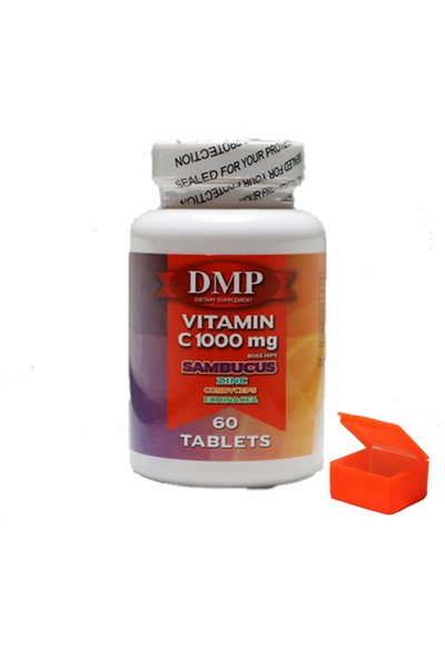 Dmp Vitamin C 1000 Mg Sambucus 60 Tablets + Hap Kutusu