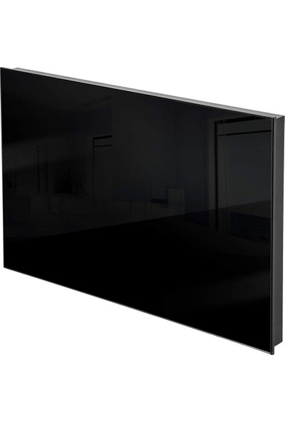 Kuas Isp Glass 300 Siyah Cam Elektrikli Panel Isıtıcı