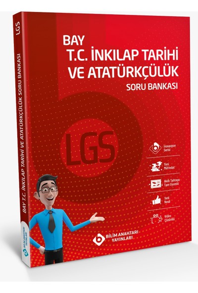Bilim Anahtarı Yayınları LGS T.c. Inkılap Tarihi ve Atatürkçülük Soru Bankası