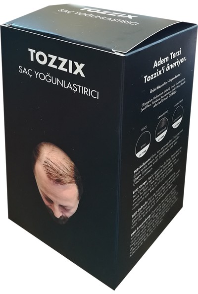 Adem Terzi Tozzix Saç Yoğunlaştırıcı Siyah 27GR
