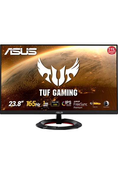 Asus TUF Gaming VG249Q1R 23.8" 165Hz 1ms (HDMI+Display) FreeSync Full HD IPS Monitör