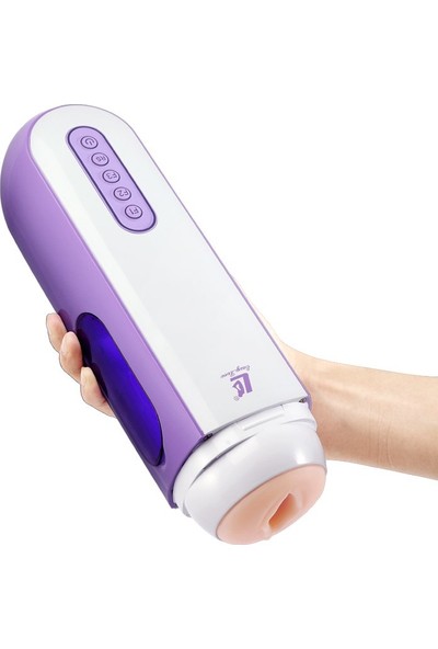 EasyLove Ileri Geri Giden Dönebilir Bluetooth Uyumlu ve Sıcaklık Veren Harika Masturbator