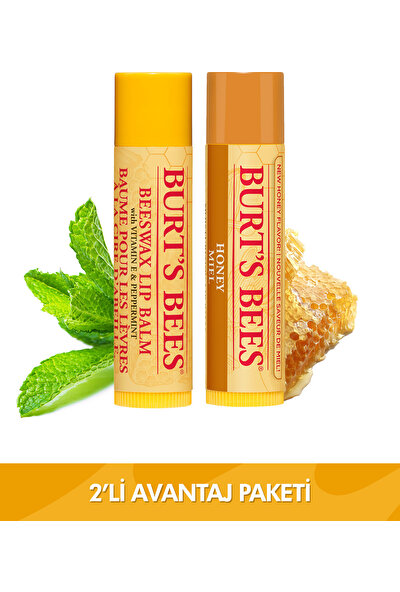 Burt's Bees Burts Bees  beeswax + Bal Aromalı Dudak Bakım Kremi Avantaj Seti