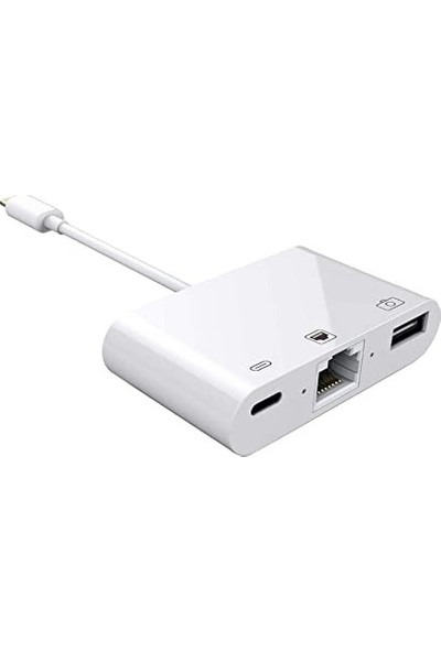 Mobitell Apple iPhone/iPad Lightning To Ethernet RJ45 Dönüştürücü Adaptörü