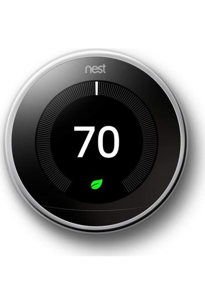 Google Nest Learning Smart Thermostat 3rd Akıllı Termostat Krom