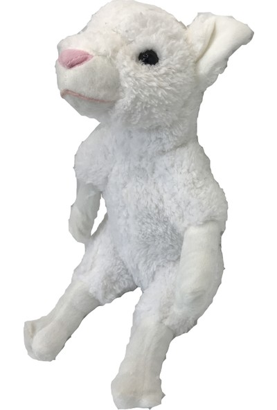 Stuffed Toys Sevimli Peluş Beyaz Kuzu 30 cm