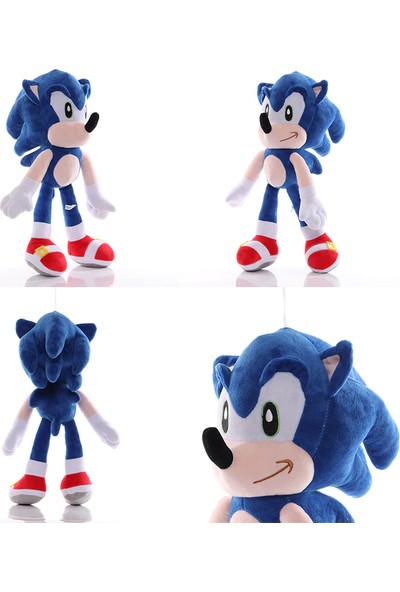 Elifeshop ES66088 Sonic Boom & Arkadaşları Figür Peluş Oyuncak Kirpi Sonic
