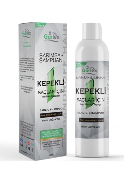 Garlex Sarımsak Şampuanı 250 ml - Kepekli Saçlar