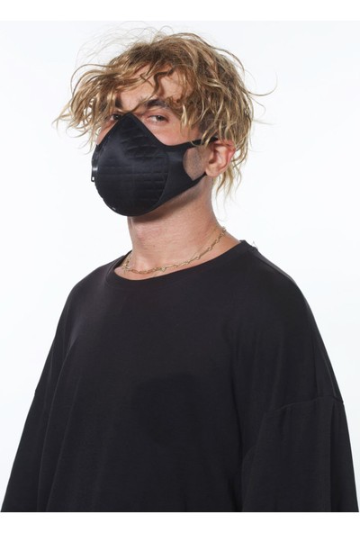 Oxy 3'lü Ayarlanabilen Filtreli Siyah Yıkanabilir Aile Maske Paketi