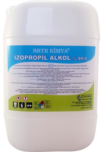 Brtr Kimya 500 ml Izopropil Alkol (Ipa ) %99,9 Temizlik Solventi