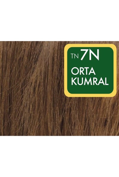 Natural Colors 7n Orta Kumral Organik Saç Boyası