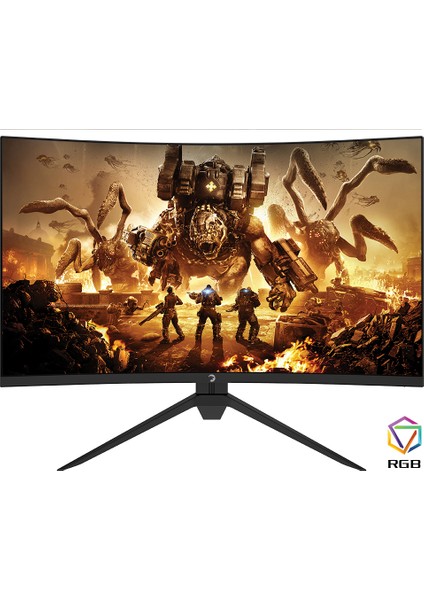 Intense X20 27" 165HZ 1ms (HDMI+Display) FreeSync Full HD Curved LED Monitör