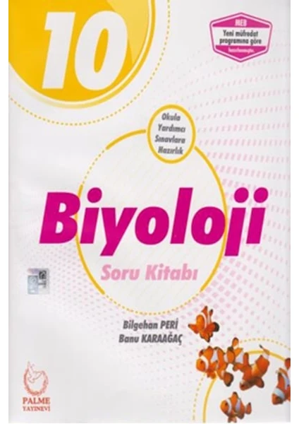 Palme Yayıncılık 10. Sınıf Biyoloji Soru Kitabı Yeni 2020